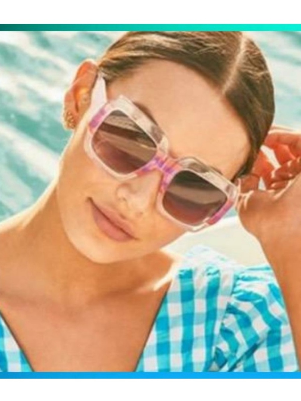 Lilly P. Sunglasses W/ Matching Pouch Case!